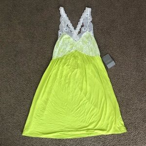 Anthropologie Chartreuse Chemise (Lingerie) - XS